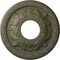 Ekena Millwork Leaf Ceiling Medallion (Fits Canopies up to 4 3/4"), 11 3/8"OD x 3 5/8"ID x 1 1/8"P, Spartan Stone CM11LFSSF - alternate 1